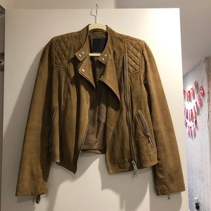 All Saints Suede Jacket - Size 8
